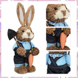 Rustic Easter Home Decor - Bunny Figurine Party Supplies - Extra Image
