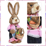 Rustic Easter Home Decor - Bunny Figurine Party Supplies