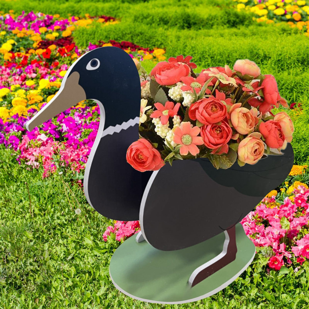 DIY Animal Flower Pot Cartoon Desktop Succulent Planter Garden Ornament Crafts
