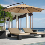 2.7m Double Top Sunshade Umbrella Cloth Replace Outdoor Courtyard Garden Umbrella Surface Replace Rainproof Sunshade Cloth - Extra Image