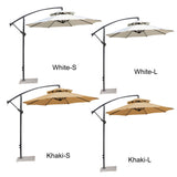 3m Double Top Sunshade Umbrella Cloth Replace Outdoor Courtyard Garden Umbrella Surface Replace Rainproof Sunshade Cloth