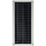 20W Flexible Polycrystalline Solar Panel Controller Dual USB Solar Charger for Car RV Marine Boat