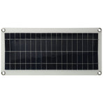 20W Flexible Polycrystalline Solar Panel Controller Dual USB Solar Charger for Car RV Marine Boat
