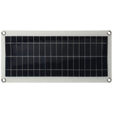 20W Flexible Polycrystalline Solar Panel Controller Dual USB Solar Charger for Car RV Marine Boat - Side View