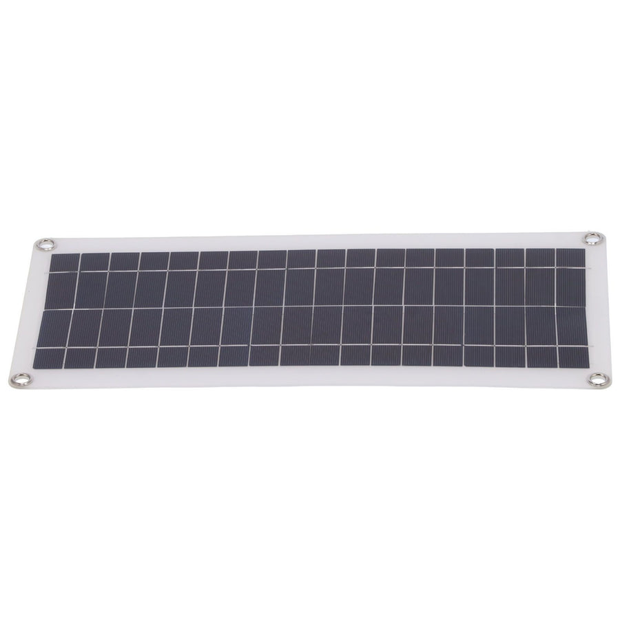 20W Flexible Polycrystalline Solar Panel Controller Dual USB Solar Charger for Car RV Marine Boat