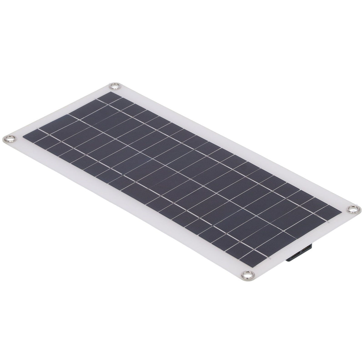 20W Flexible Polycrystalline Solar Panel Controller Dual USB Solar Charger for Car RV Marine Boat