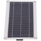 20W Flexible Polycrystalline Solar Panel Controller Dual USB Solar Charger for Car RV Marine Boat - Close-Up Angle
