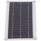 20W Flexible Polycrystalline Solar Panel Controller Dual USB Solar Charger for Car RV Marine Boat