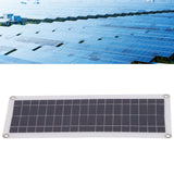 20W Flexible Polycrystalline Solar Panel Controller Dual USB Solar Charger for Car RV Marine Boat