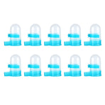 10Pcs Plastic Automatic Bird Food Feeder Hanging Bird Water Dispenser for Parrots Hamster