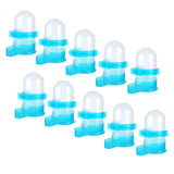 10Pcs Plastic Automatic Bird Food Feeder Hanging Bird Water Dispenser for Parrots Hamster