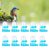 10Pcs Plastic Automatic Bird Food Feeder Hanging Bird Water Dispenser for Parrots Hamster