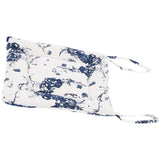 Chair Cushion Simple Pure Cotton Linen Thick NonSlip Soft Seat Cushion for Floor(White Ink )