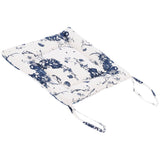 Chair Cushion Simple Pure Cotton Linen Thick NonSlip Soft Seat Cushion for Floor(White Ink ) - Low Angle