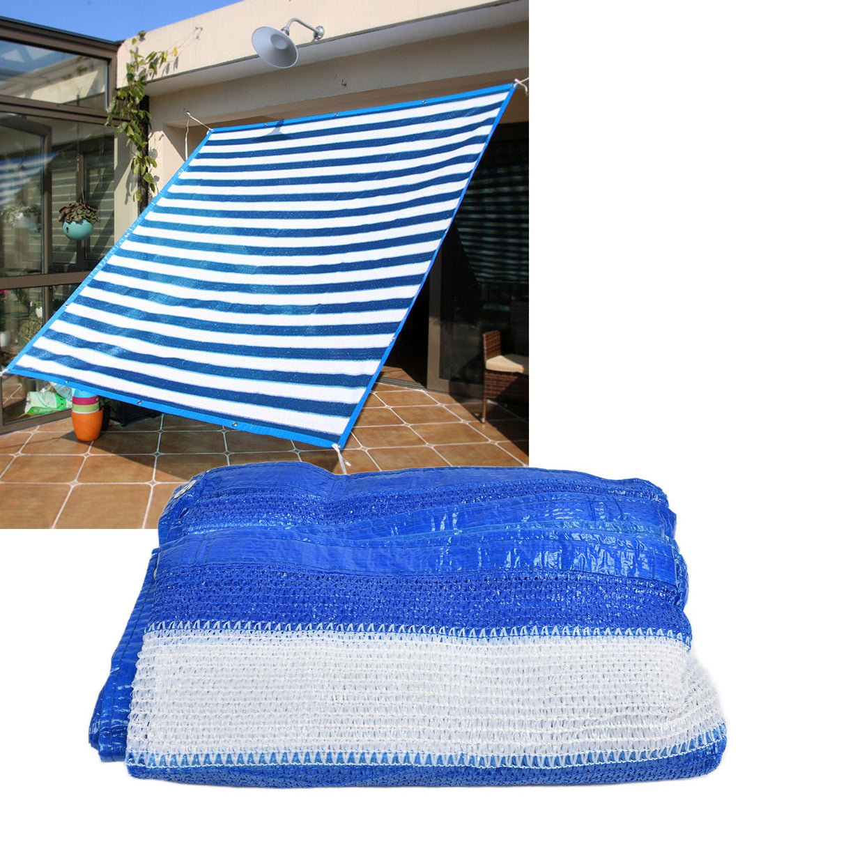 Sunshade Net Outdoor Sunscreen Mesh Cover for Terrace Garden Yard Greenhouse Swimming Pool