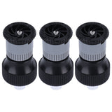 3pcs 360° Rotating Buried Spray Nozzle G1/2 Female Thread Adjustable Watering Sprinkler for Lawn Yard Garden Planter - Front View