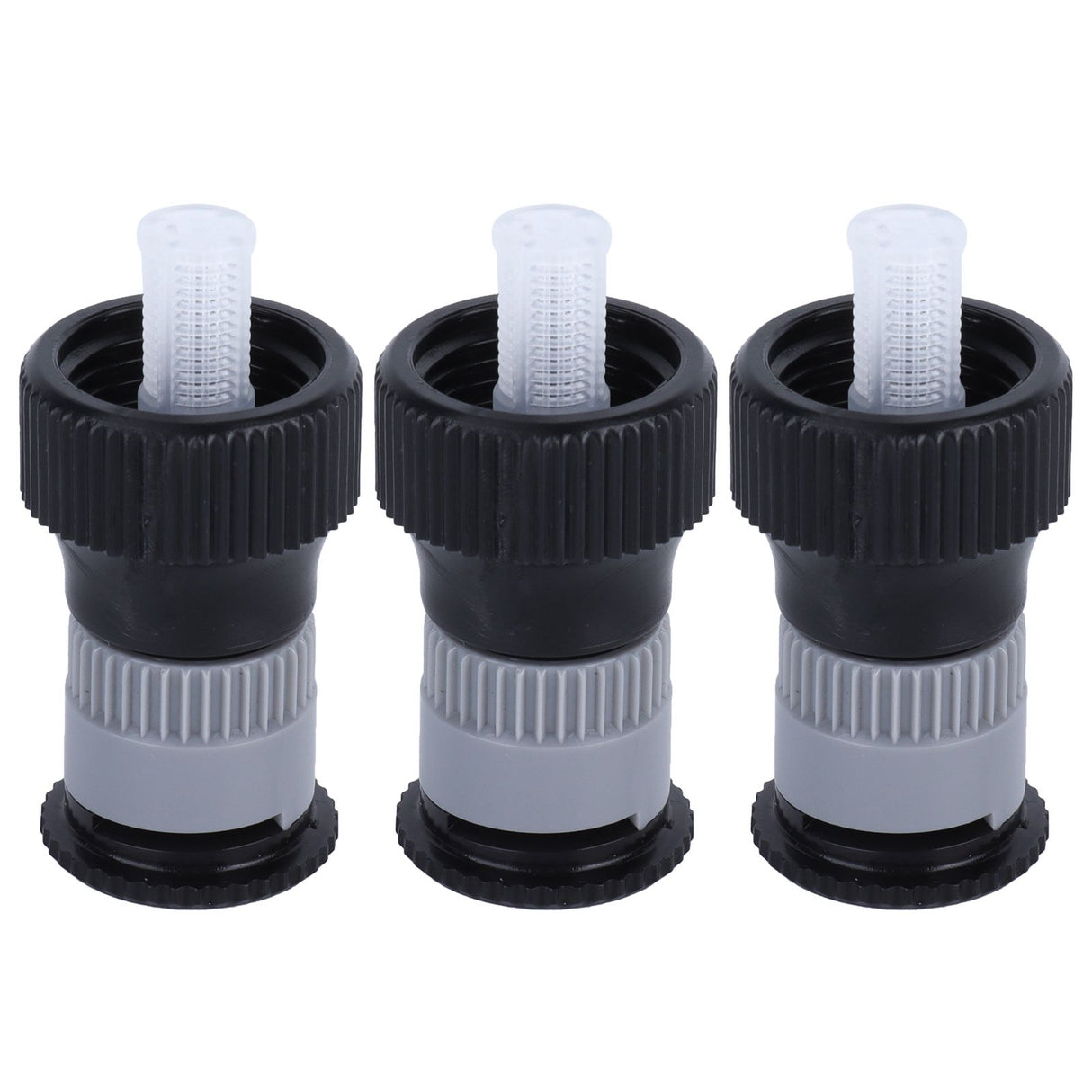 3pcs 360° Rotating Buried Spray Nozzle G1/2 Female Thread Adjustable Watering Sprinkler for Lawn Yard Garden Planter