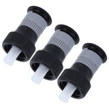 3pcs 360° Rotating Buried Spray Nozzle G1/2 Female Thread Adjustable Watering Sprinkler for Lawn Yard Garden Planter