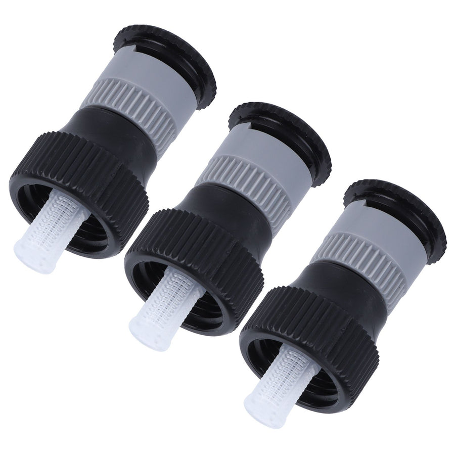 3pcs 360° Rotating Buried Spray Nozzle G1/2 Female Thread Adjustable Watering Sprinkler for Lawn Yard Garden Planter