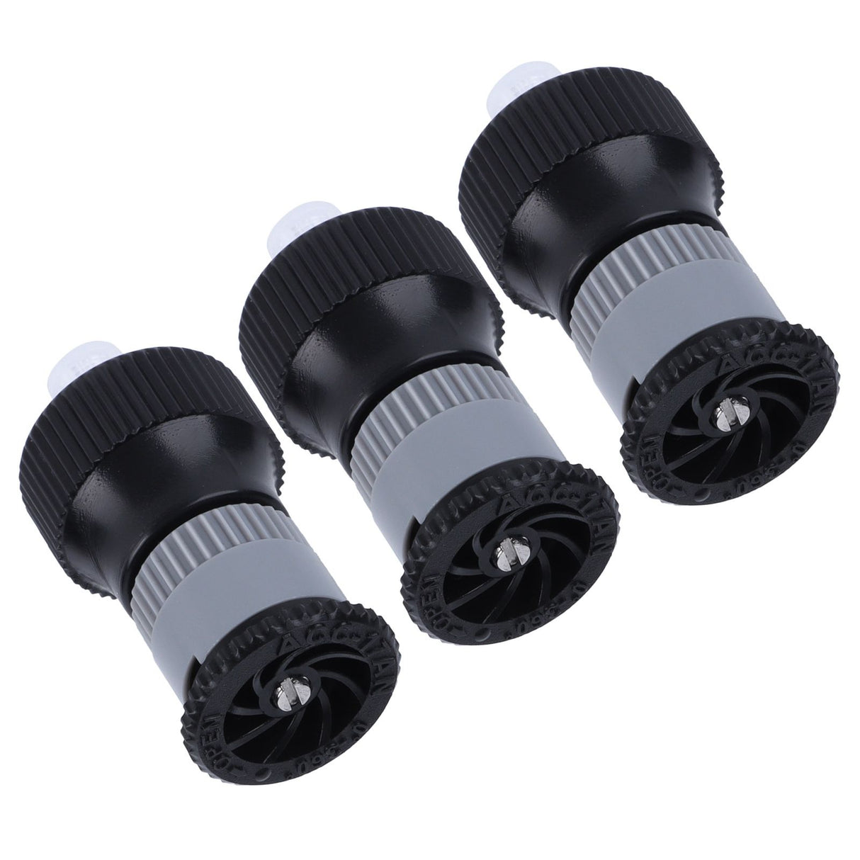 3pcs 360° Rotating Buried Spray Nozzle G1/2 Female Thread Adjustable Watering Sprinkler for Lawn Yard Garden Planter