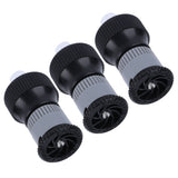 3pcs 360° Rotating Buried Spray Nozzle G1/2 Female Thread Adjustable Watering Sprinkler for Lawn Yard Garden Planter
