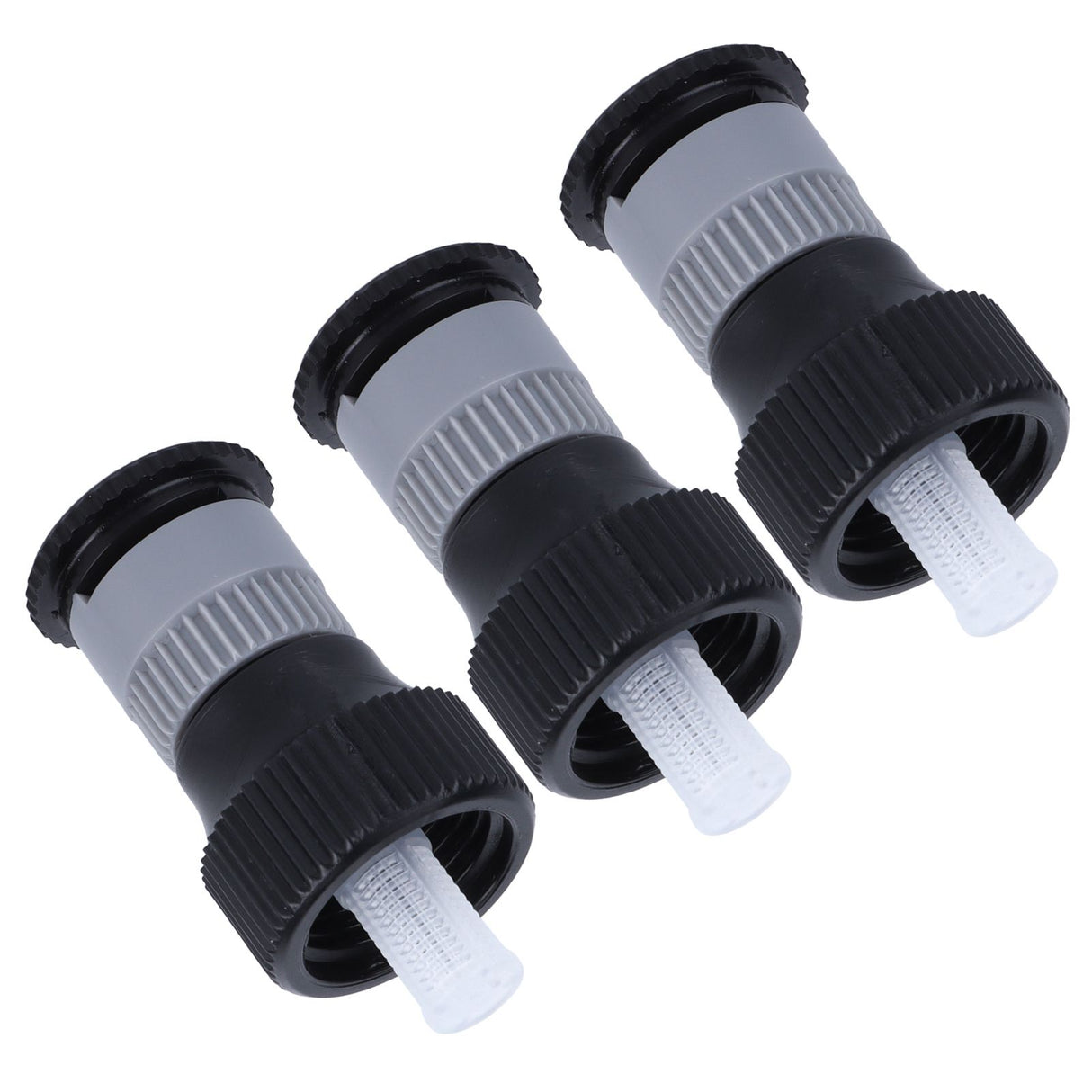 3pcs 360° Rotating Buried Spray Nozzle G1/2 Female Thread Adjustable Watering Sprinkler for Lawn Yard Garden Planter