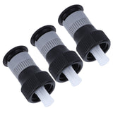 3pcs 360° Rotating Buried Spray Nozzle G1/2 Female Thread Adjustable Watering Sprinkler for Lawn Yard Garden Planter