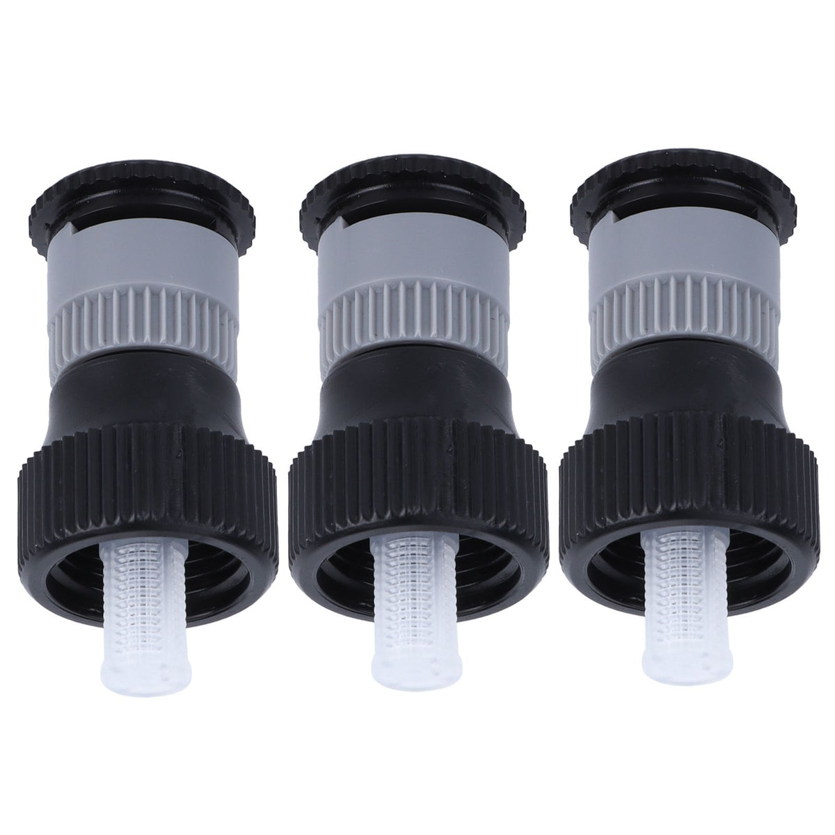3pcs 360° Rotating Buried Spray Nozzle G1/2 Female Thread Adjustable Watering Sprinkler for Lawn Yard Garden Planter