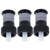 3pcs 360° Rotating Buried Spray Nozzle G1/2 Female Thread Adjustable Watering Sprinkler for Lawn Yard Garden Planter - Low Angle