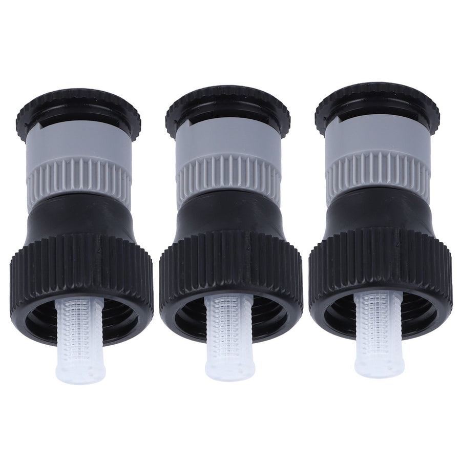 3pcs 360° Rotating Buried Spray Nozzle G1/2 Female Thread Adjustable Watering Sprinkler for Lawn Yard Garden Planter