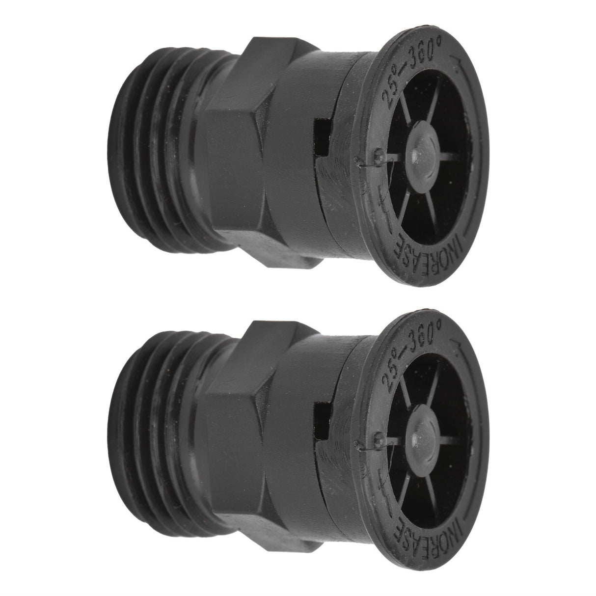 2Pcs Sprinkler Nozzle G1/2 External Thread Plastic Sprinkler Irrigation Garden Lawn Supplies