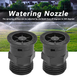 2Pcs Sprinkler Nozzle G1/2 External Thread Plastic Sprinkler Irrigation Garden Lawn Supplies
