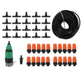 Mist Irrigation Kit Automatic Atomizing Watering Sprayer Nozzle Hose for Garden Lawn Greenhouse - Side View