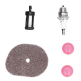 Air Fuel Filter Spark Plug Primer Bulb for Stihl FS40 FS40C FS50C Lawn Mower Trimmer - Side View