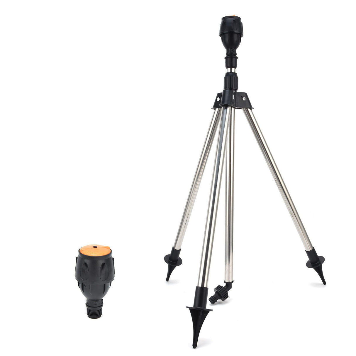 Automatic Rotating Sprinkler with Tripod 360-Degree Watering Nozzle for Garden Agricultural Irrigation