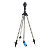 360‑Degree Rotating Sprinkler Automatic Watering Sprinkler with Tripod for Garden Irrigation