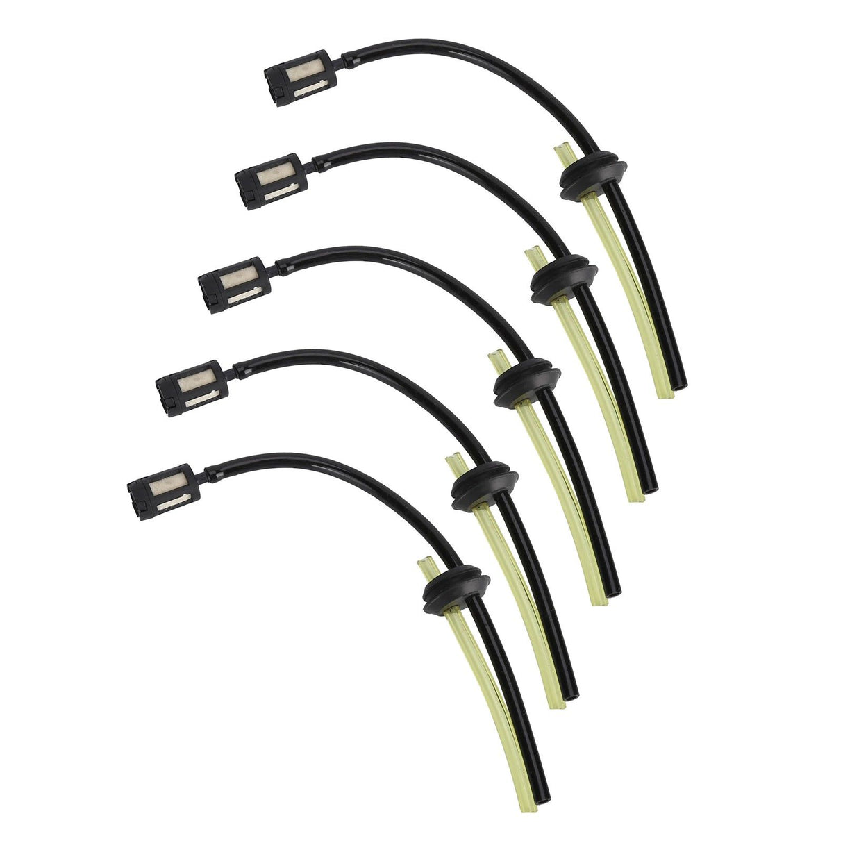5Pcs Fuel Hose Oil Pipe Tank Fuel Filter Assembly Replacement for Lawn Mower Trimmer