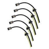 5Pcs Fuel Hose Oil Pipe Tank Fuel Filter Assembly Replacement for Lawn Mower Trimmer - Front View