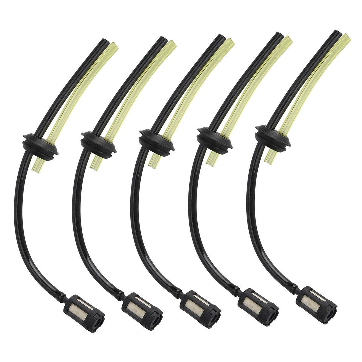 5Pcs Fuel Hose Oil Pipe Tank Fuel Filter Assembly Replacement for Lawn Mower Trimmer
