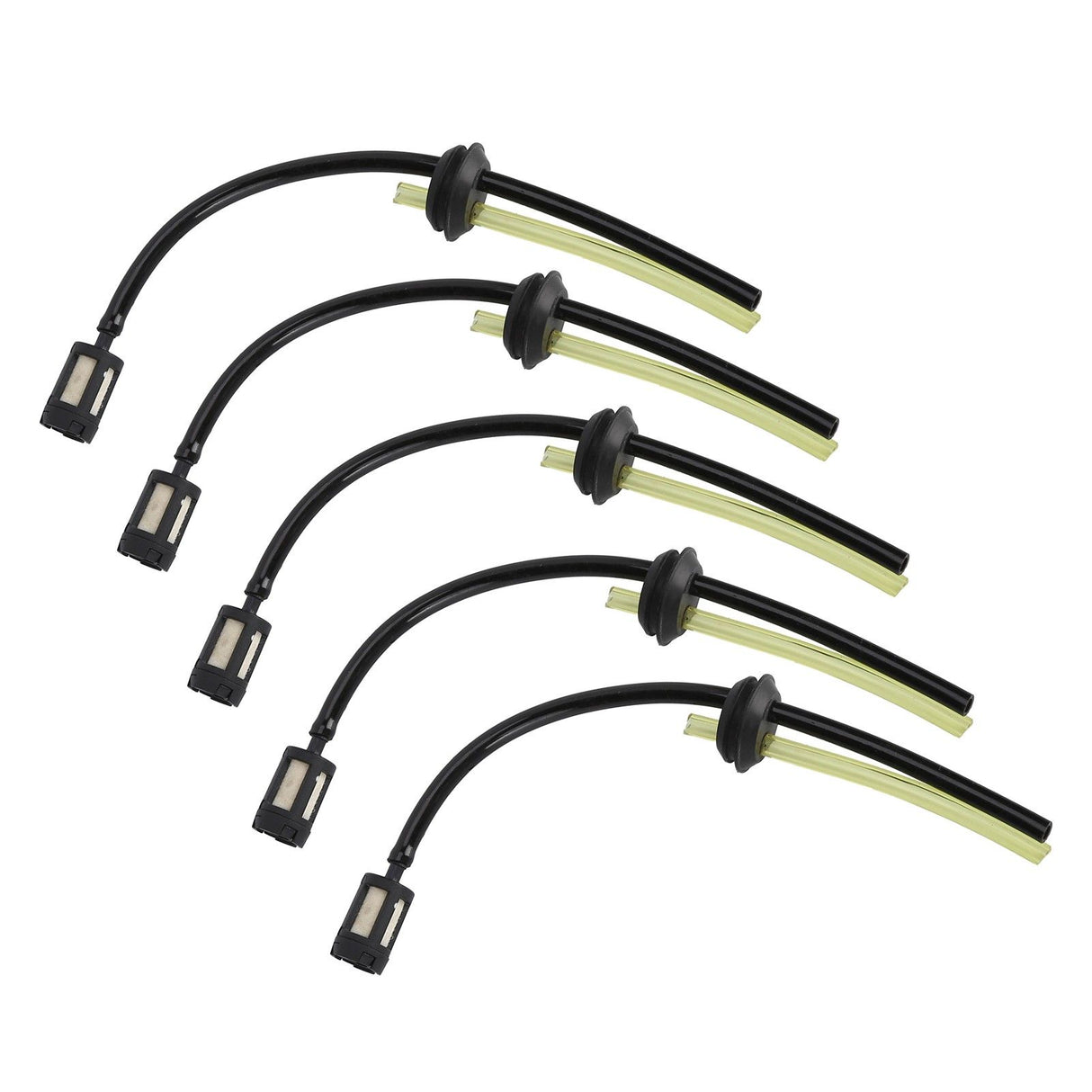 5Pcs Fuel Hose Oil Pipe Tank Fuel Filter Assembly Replacement for Lawn Mower Trimmer