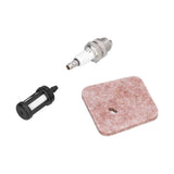 Air Fuel Filter Spark Plug Grass Trimmer Accessory Replacement Parts for STIHL Fs38 Fs45 Fs46 Fs55 Hs45 Fc55 Km55 41401242800 - Close-Up Angle