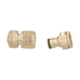 Garden Hose Quick Connect 1/2 Inch Brass Material Removable Wide Range of Applications Durable Hose Connectors