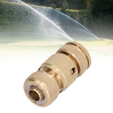 Garden Hose Quick Connect 1/2 Inch Brass Material Removable Wide Range of Applications Durable Hose Connectors