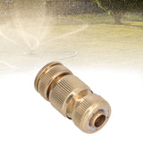 Garden Hose Quick Connect 1/2 Inch Brass Material Removable Wide Range of Applications Durable Hose Connectors - Extra Image