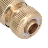 Garden Hose Quick Connect 1/2 Inch Brass Material Removable Wide Range of Applications Durable Hose Connectors