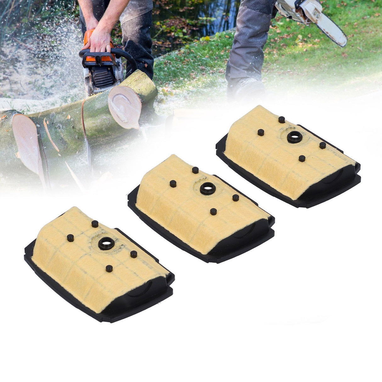3PCS Stihl MS201T MS201TC MS201 Air Filter Filter Cotton Stihl Chain Saw Accessories