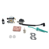 Carburetor Ignition Coil Kit for Stihl FS55 FS38 FS55R KM55 FS45 FS46 Trimmer Parts - Top-Down View