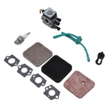 Carburetor Air Filter Fuel Filter Sparking Plug Fuel Pipe Kit for STIHL FS38 FS45 FS46 FS55 KM55 FS85 - Side View