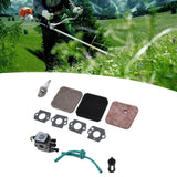 Carburetor Air Filter Fuel Filter Sparking Plug Fuel Pipe Kit for STIHL FS38 FS45 FS46 FS55 KM55 FS85 - Extra Image