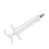 Veterinary Use Syringe Plastic Steel Adjustable Manual Feeding Injector for Livestock Farm20ml 14.5cm / 5.7in